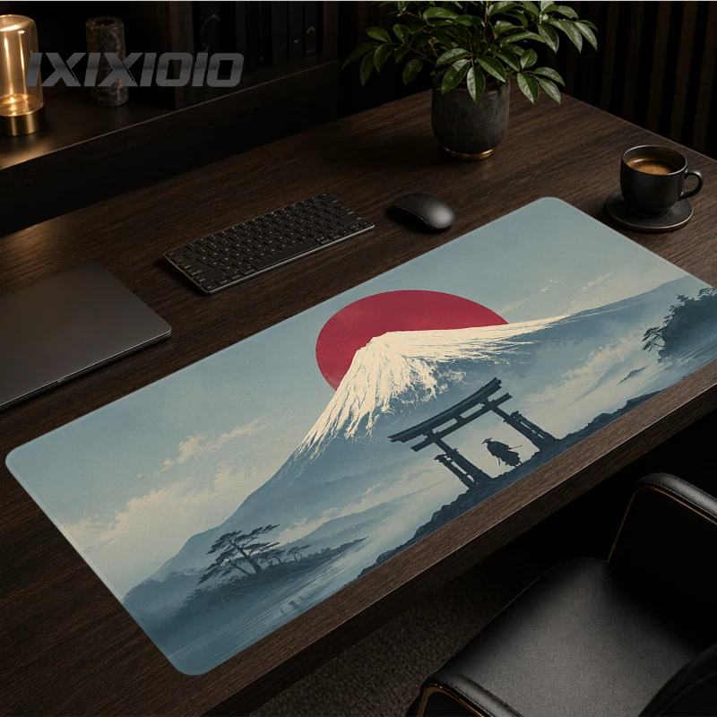 Japanese Fuji Torii Mouse Pad Gaming XL New HD Large Mousepad XXL Playmat Non-Slip Carpet Soft Natural Rubber Laptop Mice Pad