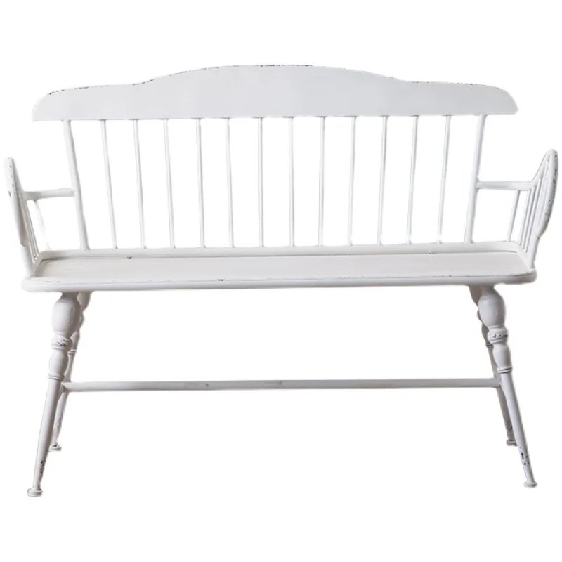

Outdoor wrought iron tables and chairs, balcony garden back benches