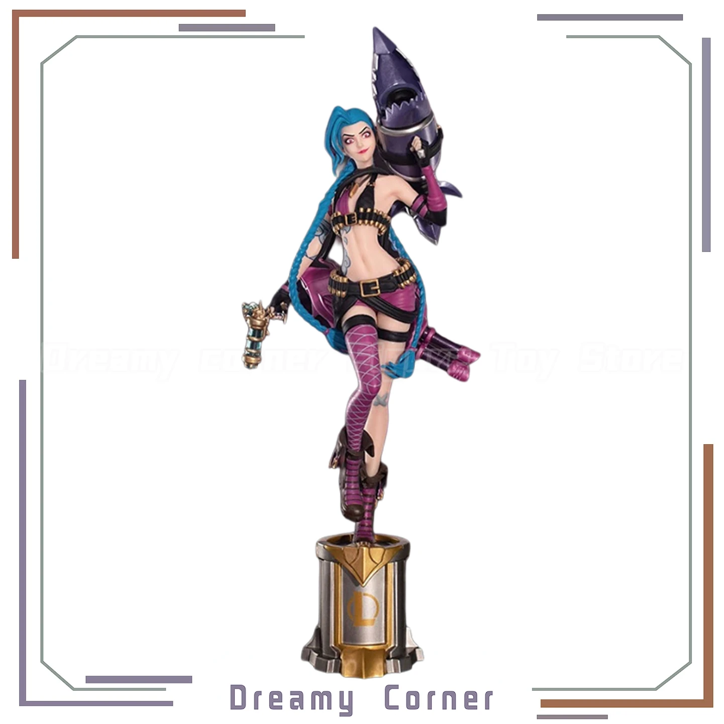 

【In Stock】Original MORSTORM League of Legends CMGE Jinx Figure Toys Model Collection Ornaments