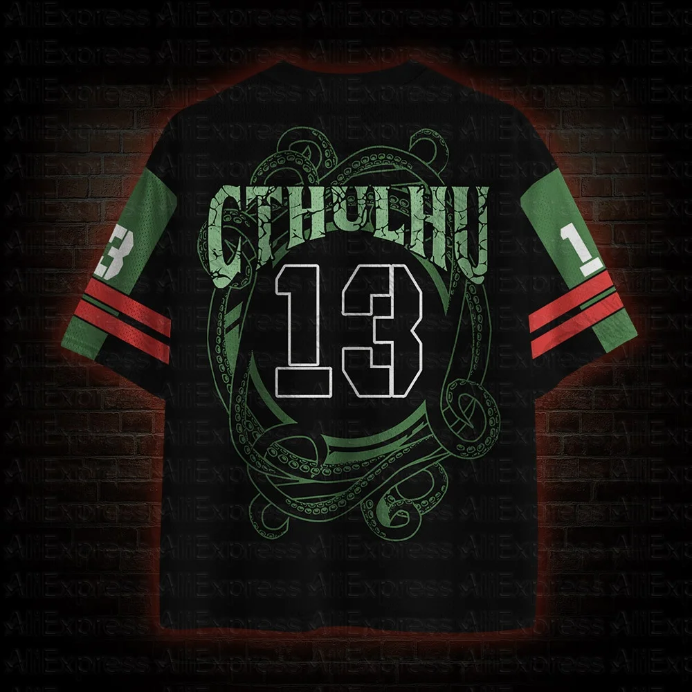 2026 New Movie Sports Fashion Adult and Children's Short Sleeve V-neck Street Eye Clothing Gothic Style Horror Fans Gift