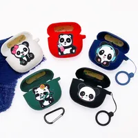 funny Panda case For Haylou GT1 2022 Case Cute Silicone Earphones Cover for Haylou gt1 2022 case fundas