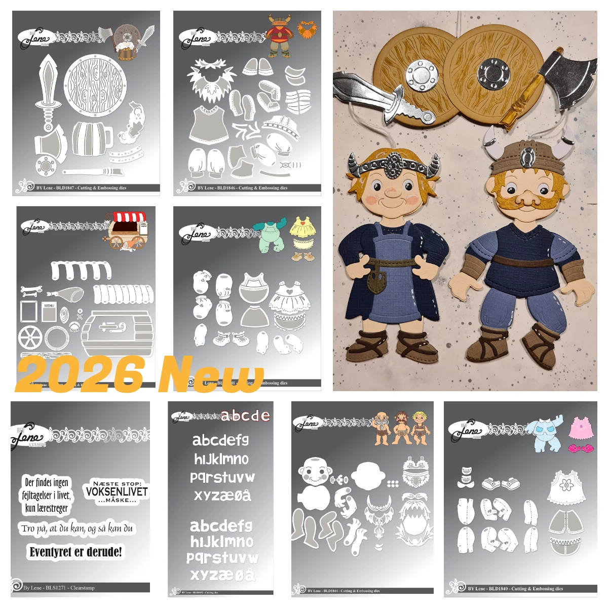 

2026 New Baby Trolls Stall Apron Box Barbeque Shape Metal Cutting Dies Stencils for DIY Scrapbooking Album Decoration Paper
