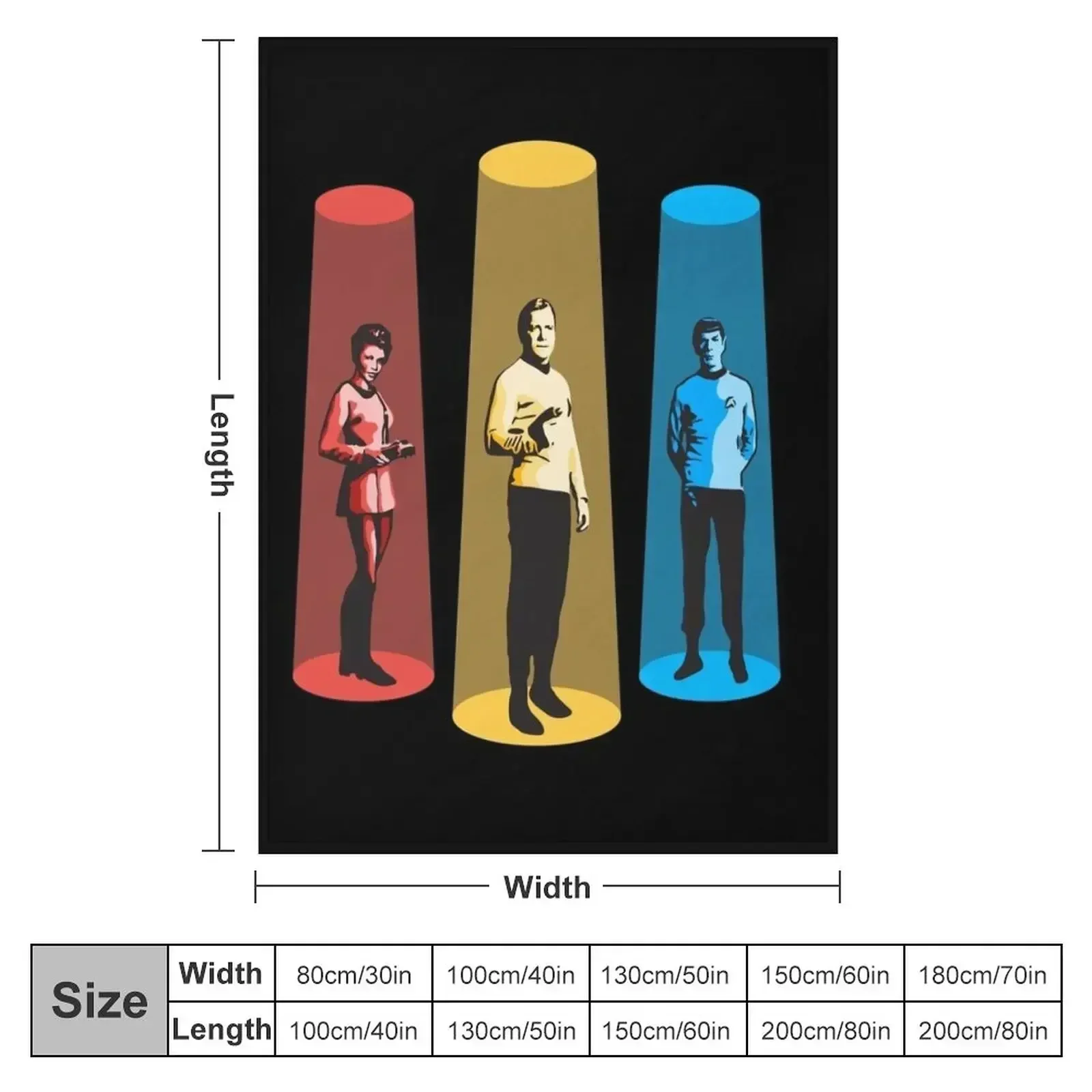 Beam Me Up, Scotty Throw Blanket couch cozy soft plush fuzzy picnic outdoor blanket