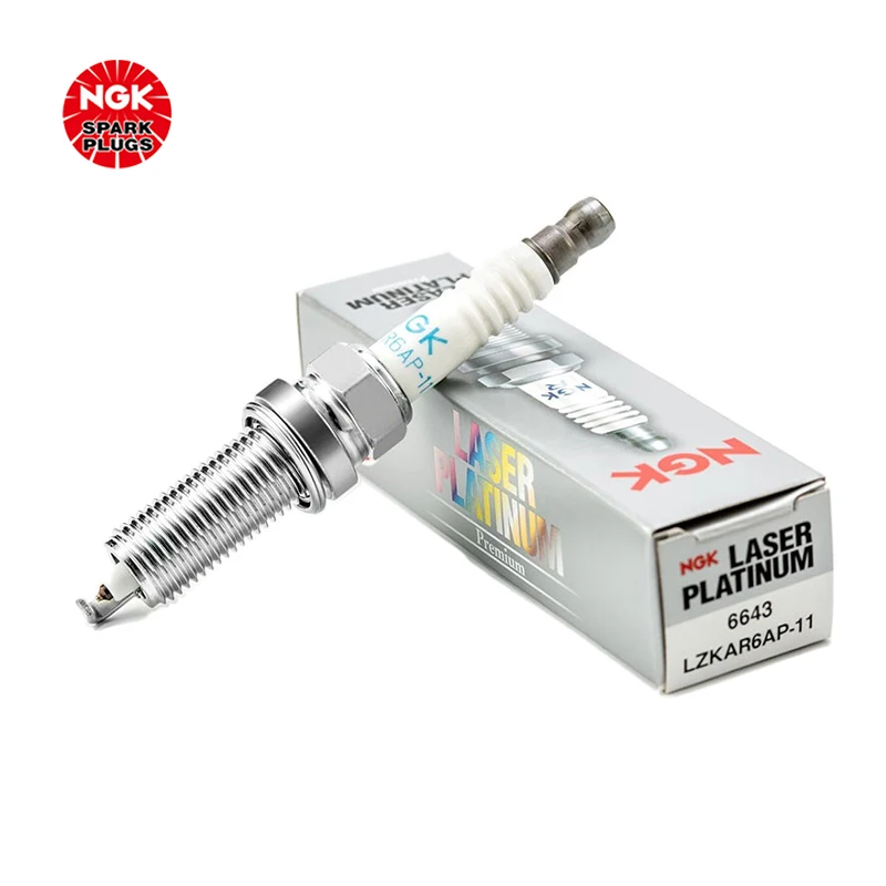 

NGK Platinum spark plug LZKAR6AP-11 6643 is suitable for Venucia D50, Nissan, Teana, Livina, Qashqai OE 22401-ED815