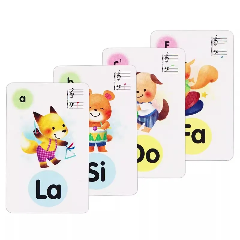 Gakken Kids Music Note Flashcards - Educational Music Theory Cards for Piano Beginners