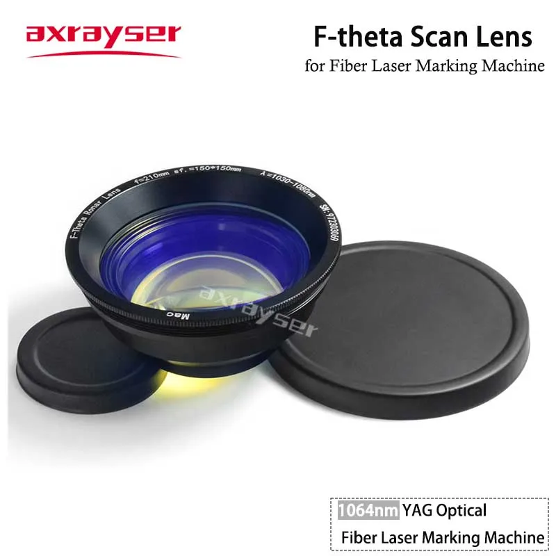 F-theta Scan Laser Lens for Fiber Marking D150/200/300mm Focal Length 100-420mm M85 For 1064nm YAG Optical Machine Parts