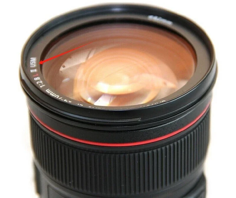 New 24-70 mm 1:2.8 L II Front Lens front Pressure Name Ring Decorative for Canon EF 24-70mm f/2.8L II USM Camera Lens part