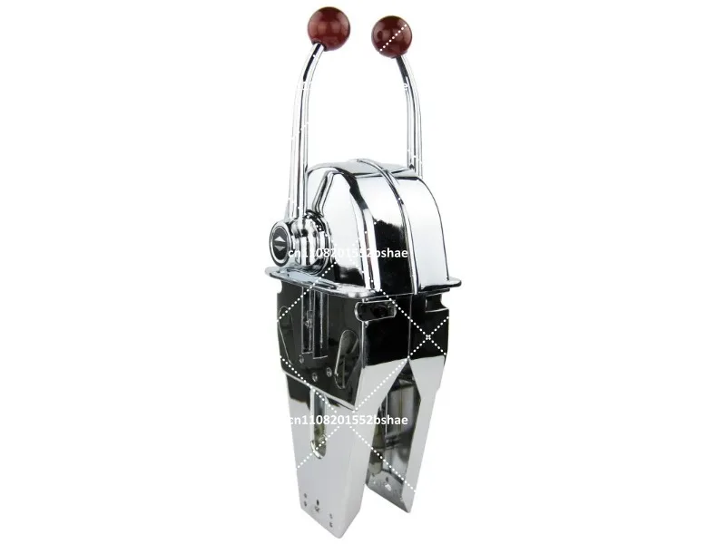 Universal Boat Dual Lever Throttle Control Single Double Engine Top Mount Zinc Alloy Marine Replacement