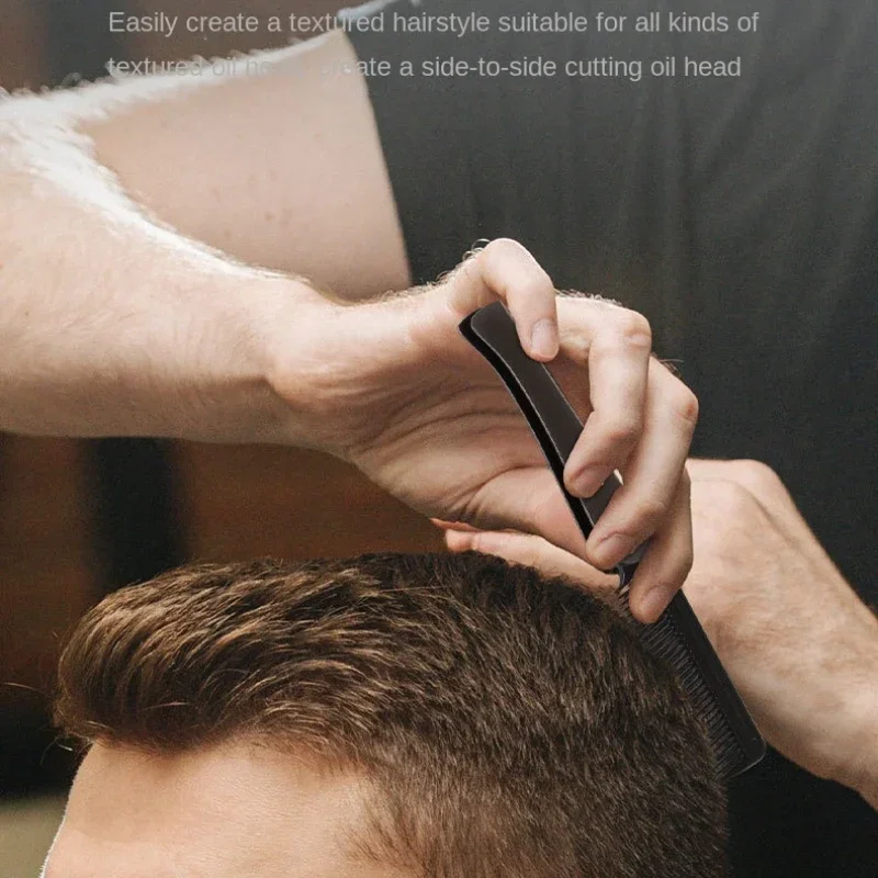 Multifuncional Folding Comb Men Beard Styling Combs Anti Static Portable Mustache Comb Multifunctional Hairdressing Tools