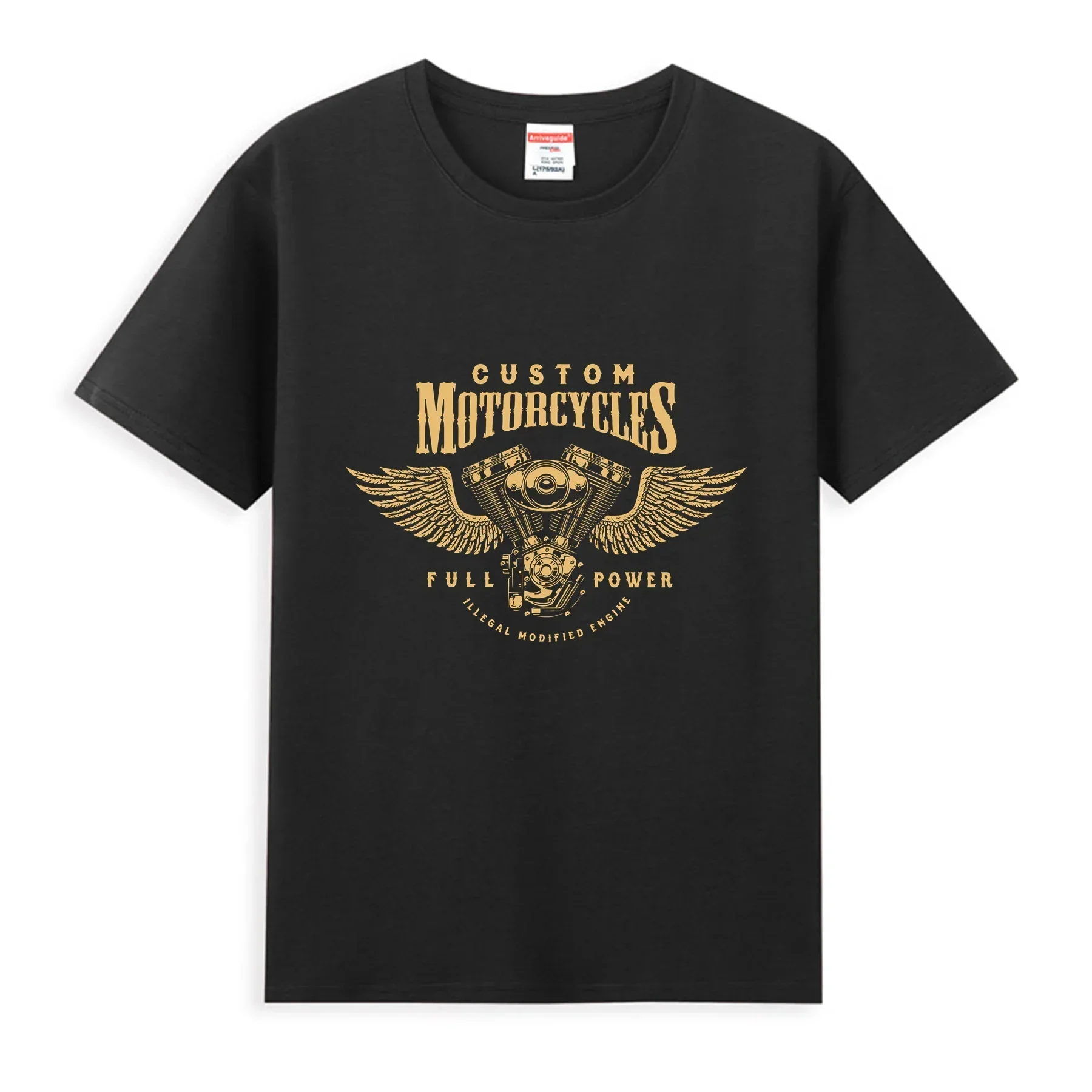 

2025 Men T Shirt Motorcycles Engine Chopper Biker Bobber Motard T-shirt Graphic Oversized Davidson Streetwear S-3XL