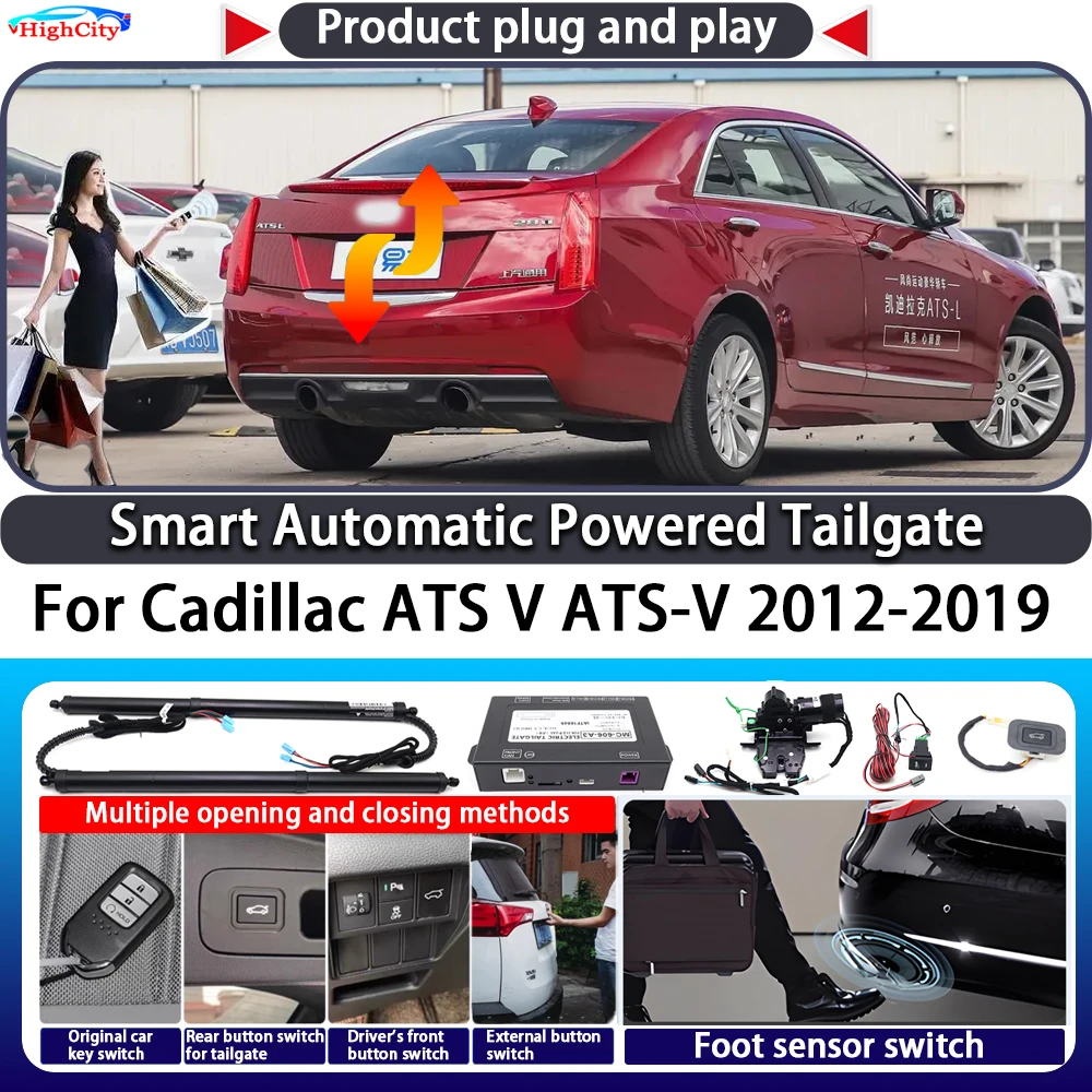

For Cadillac XTS 2013 2014 2015 2016 2017 2018 2019 Smart Automatic Powered Tailgate Key Lift Close Kit Electric Power Tailgate