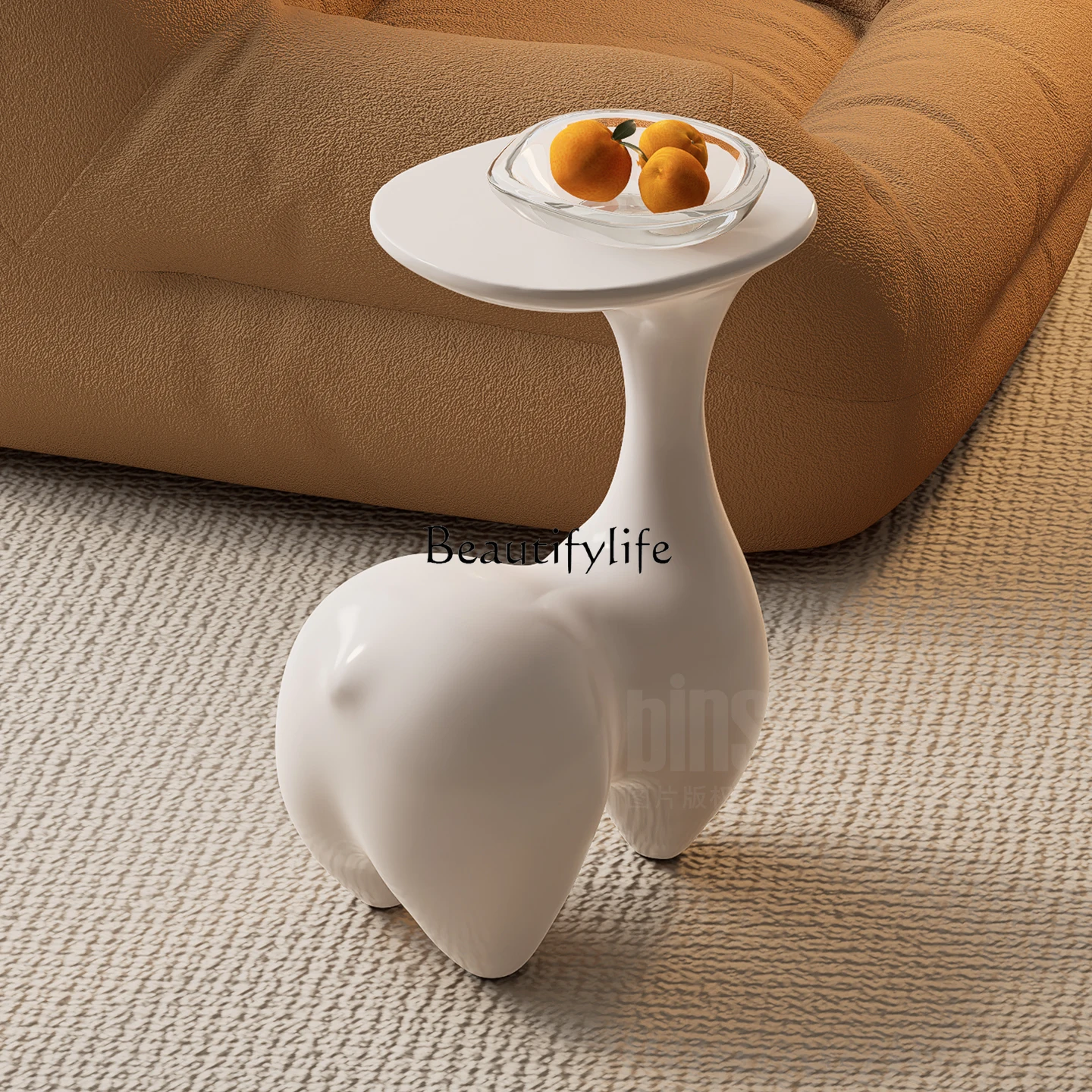 

Rabbit side several household living room creative bedside table small table simple cream style