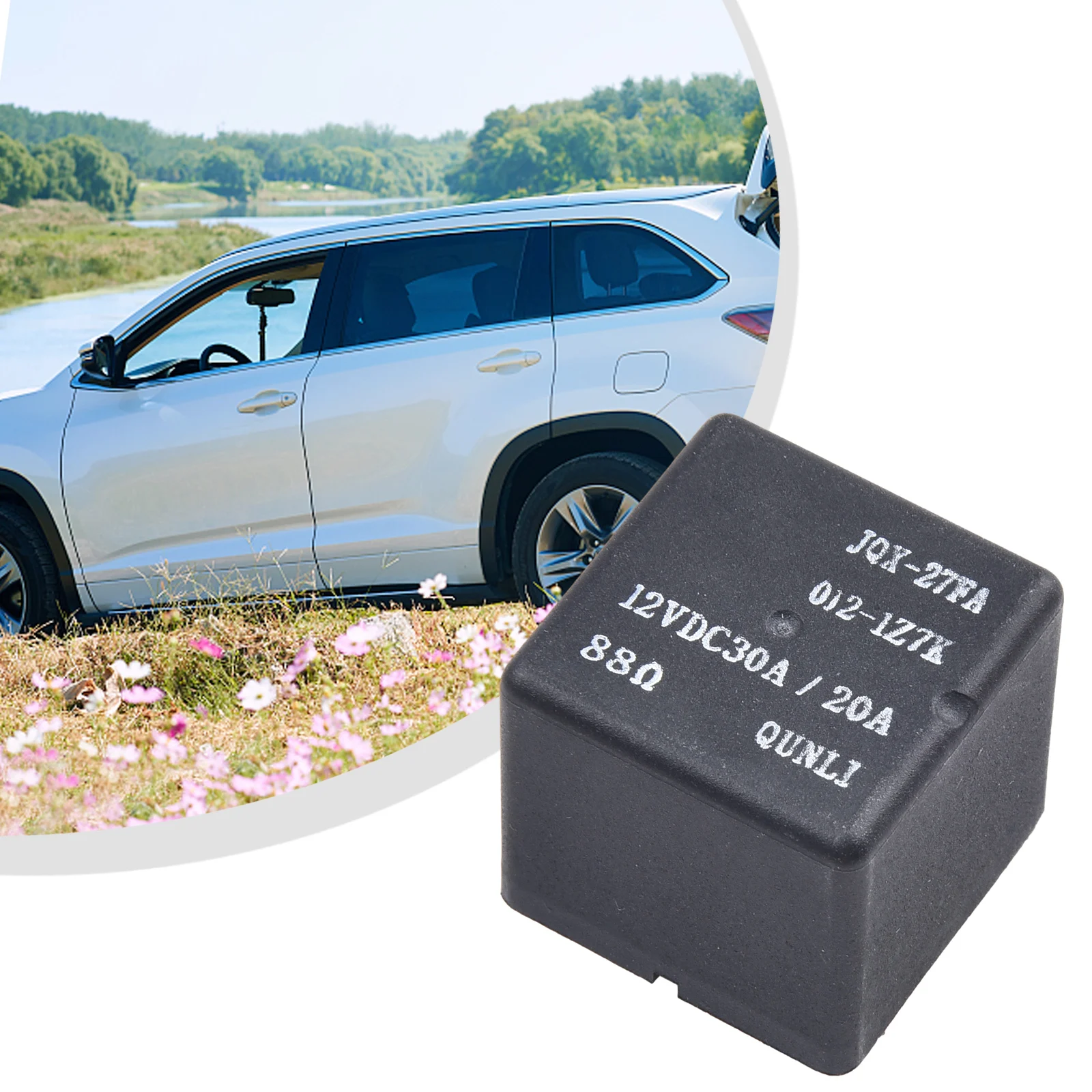 

Реле 12 В постоянного тока, 1 шт., 40 А для Ford, пластик и металл FOAB-14B192-AA, высококачественное реле вентилятора топливного насоса FOAB-14B192-AA