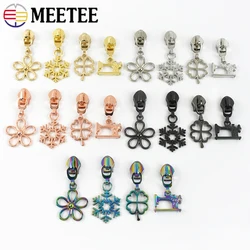 5/10/20Pcs 5# Zippers Sliders for Nylon Zips Clothing Zipper Puller Repair Kits Bag Garment Zip Heads DIY Sewing Accessories