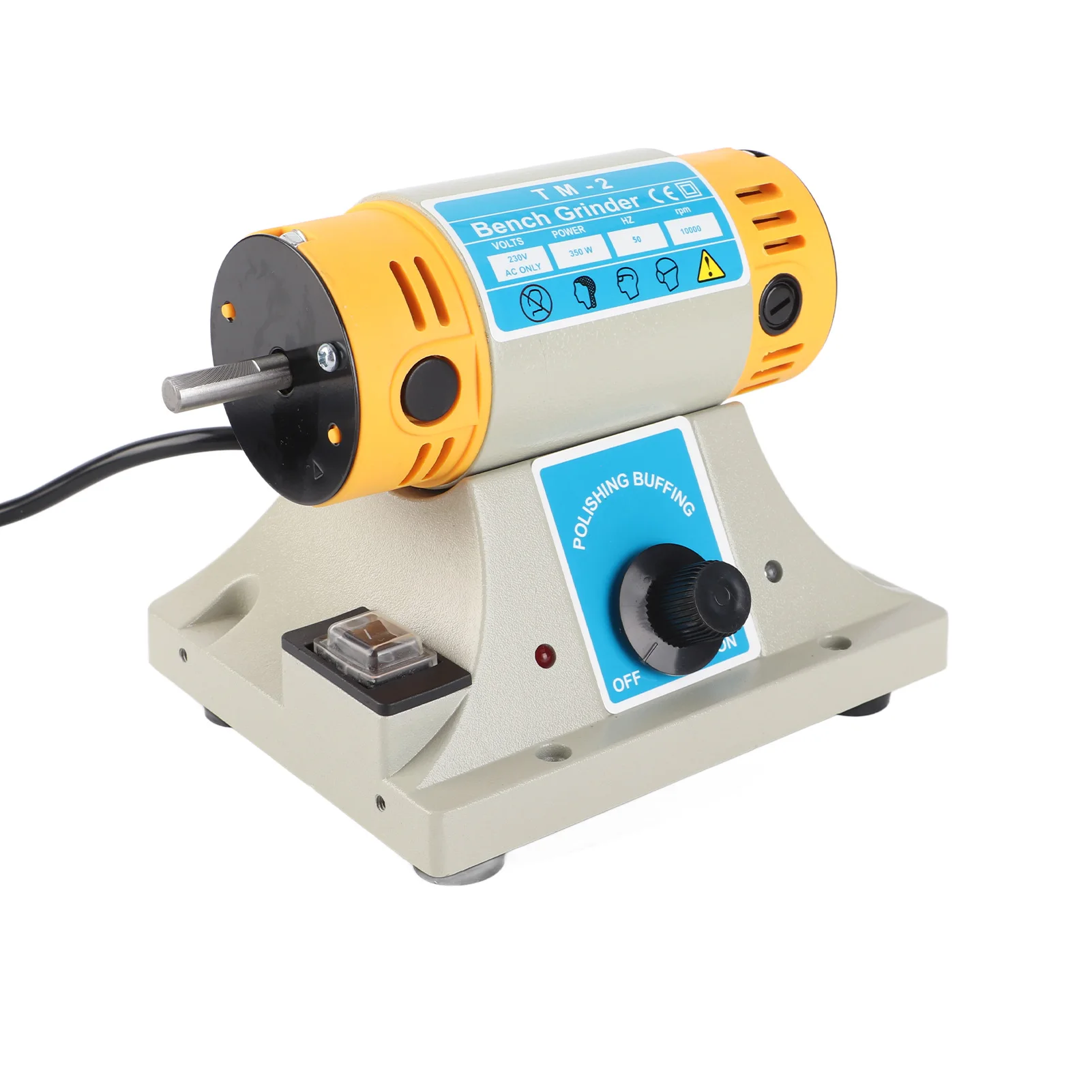 Meuleuse électrique 350W, Machine à polir pour bijoux, moteur de tour dentaire