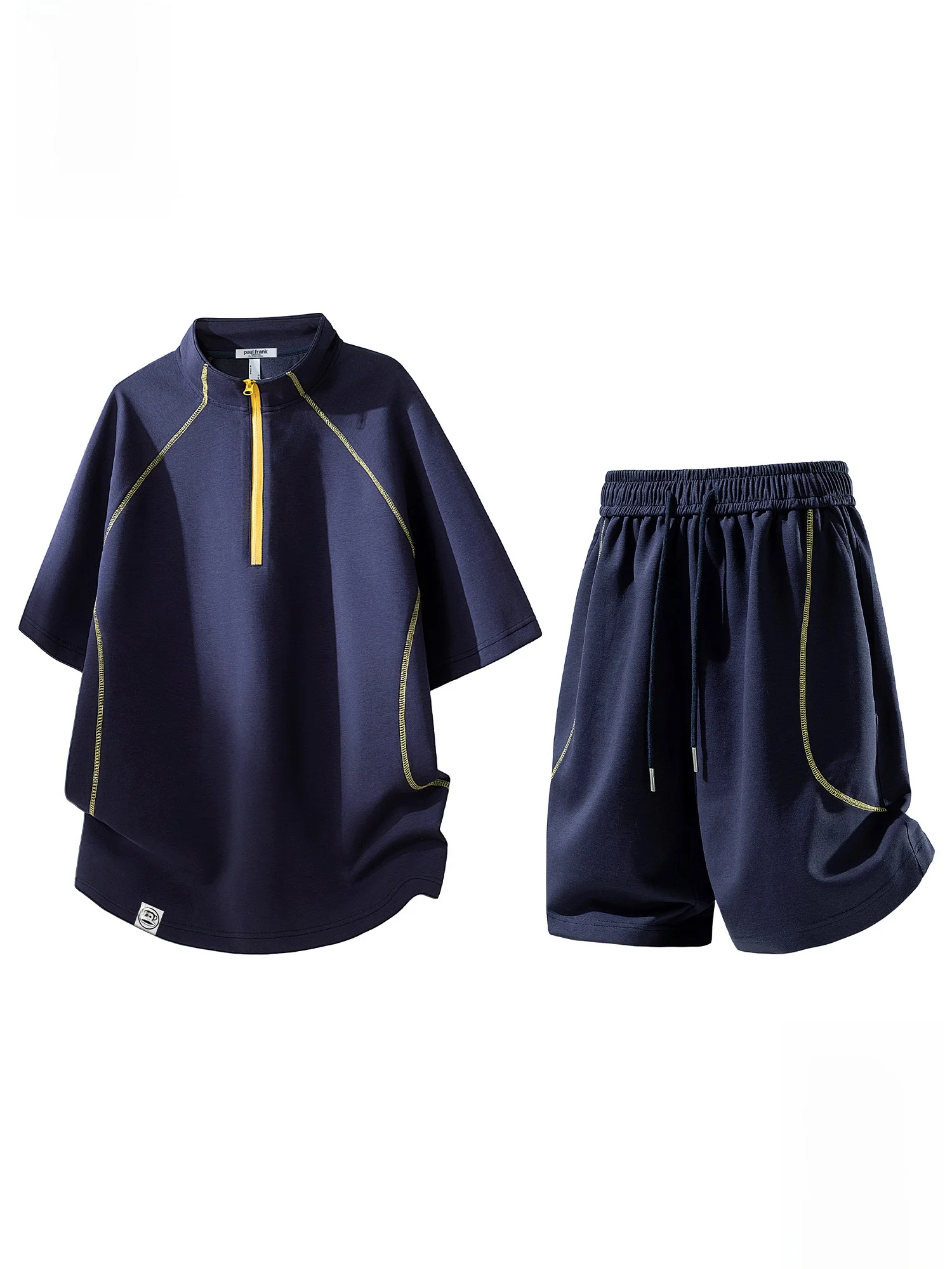 

Комплект спортивных брюк PaulFrank Leisure Patchwork ort Sve ort для мужчин, летняя спортивная повседневная одежда из смесовой хлопковой ткани, подходит для молодежи