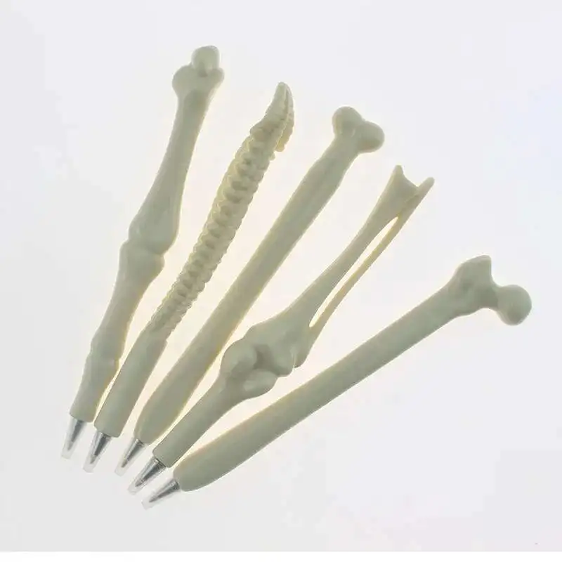 1 pezzo penna a sfera osso umano scuola forniture per ufficio decorazione bambini regalo di Halloween Ellen Brook cancelleria creativa scheletro