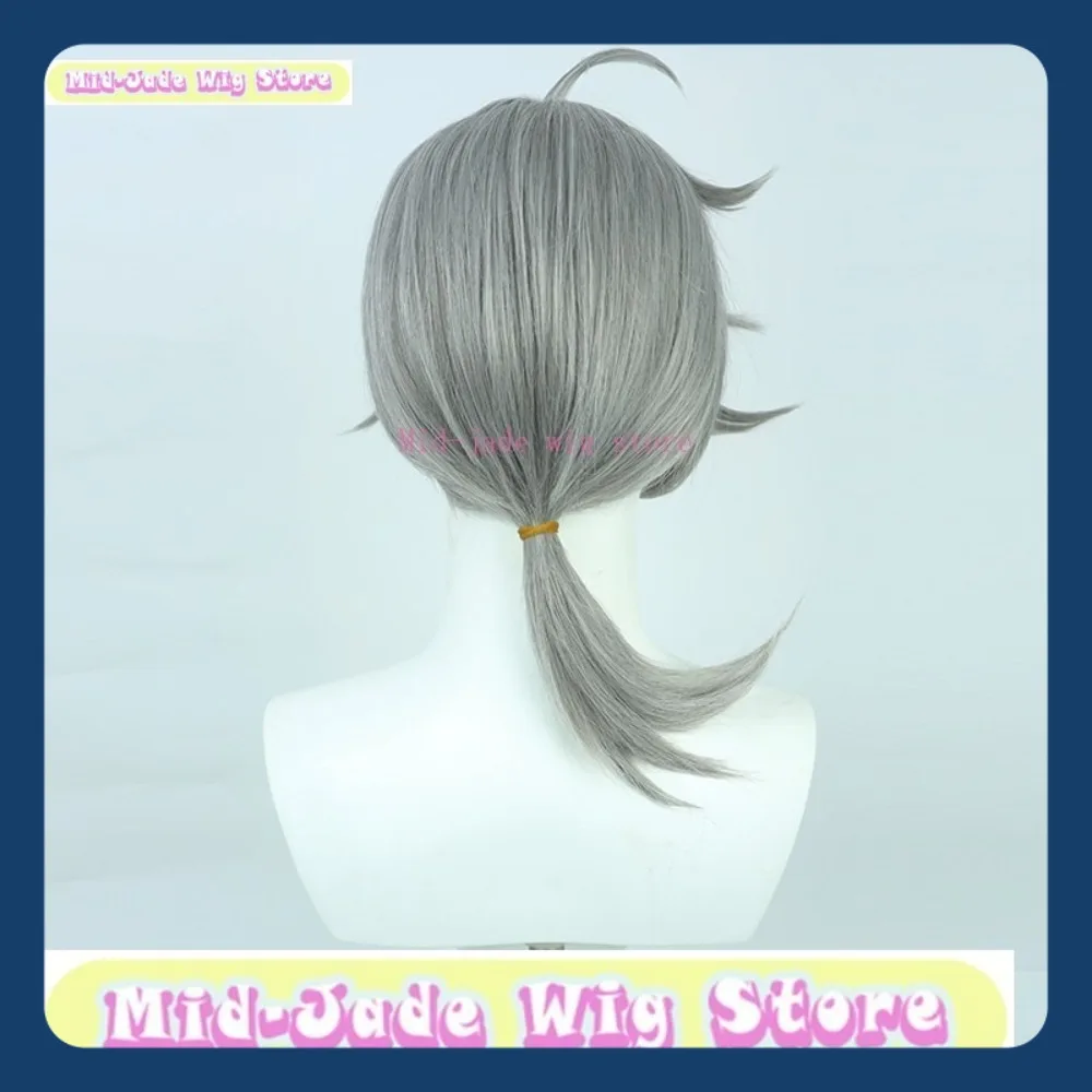 Mid-Jade Pruik Winkel Nijisanji Kanae Priest Ver. Cosplay Pruik Anime Spel Rollenspel Halloween Party Kostuum Rekwisieten Synthetisch haar