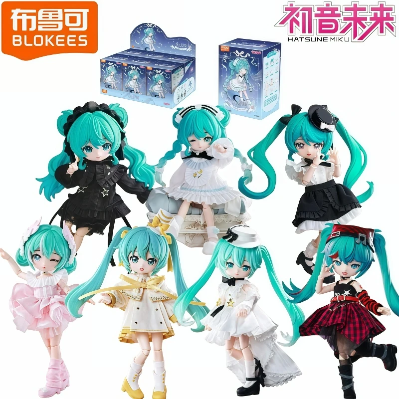 blokees-新しい初音ミクビルディングブロックフィギュアプレファクト・トゥ・ジョイ-diy-ドレスアップおもちゃモデル収集価値のある装飾品ホリデーギフト
