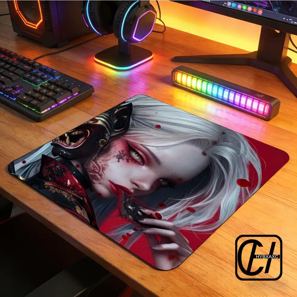Japanese  Anime Gaming Mouse Pad Non-slip Waterproof E-Sports Desk Mat For PC Gamers Professional Mousepad Keyboard Mat XAXC