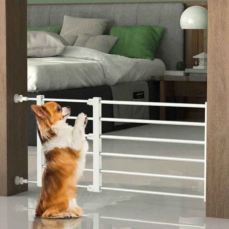 Home Stackable Pet Railing Security Isolation Door Anti-blocking Free Expansion Cat Dog Fence Indoor Cage