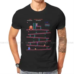 Donkey Kong Game 100% Cotton TShirts High Score  Personalize Men's T Shirt Funny Tops 6XL