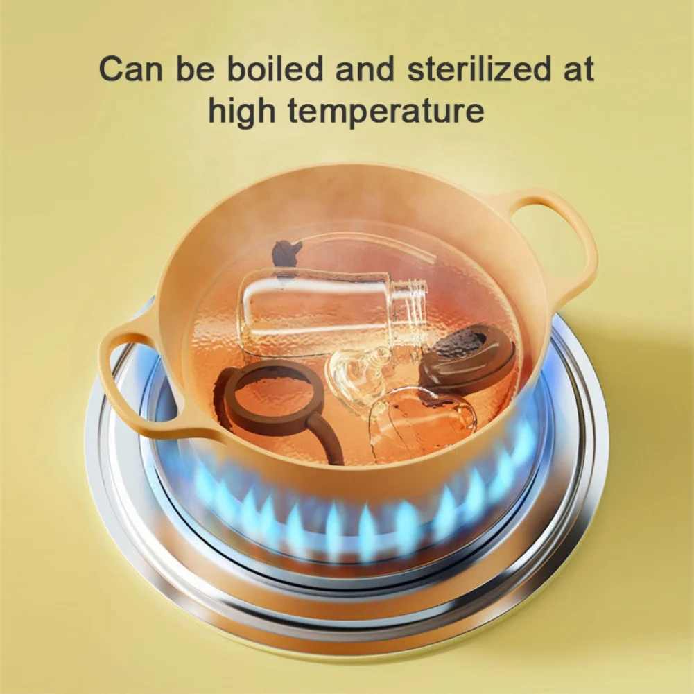 180/240/300ML Baby Bottle Toddler Baby Feeding Bottle with Handle Milk Anti-Choking Nipple Bottle Newborn Infant Cup