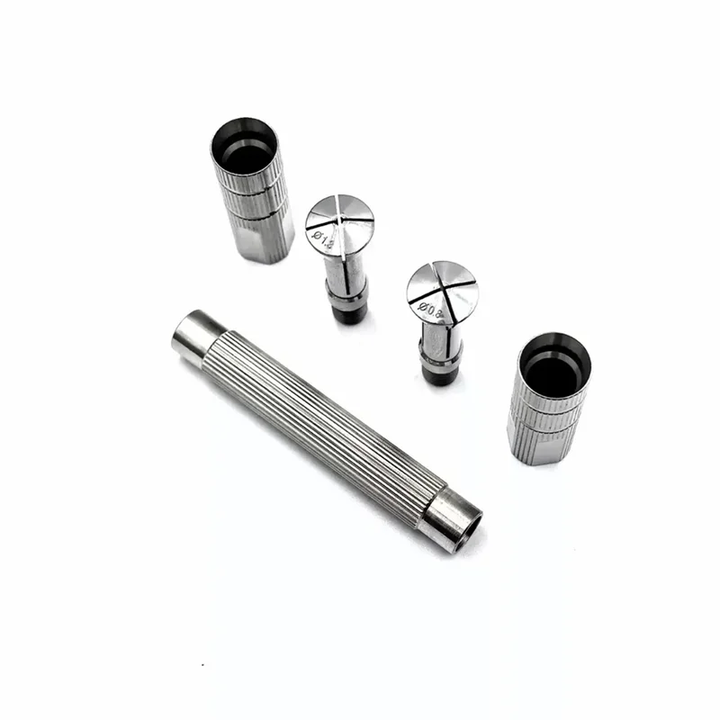 فلاش تريند فكي قابل للتعديل 0.8/1.3/2.4/2.8 مللي متر من الفولاذ المقاوم للصدأ لأدوات إصلاح الساعة ملاقط مزدوجة الأطراف ملزمة عقد ديفي #3