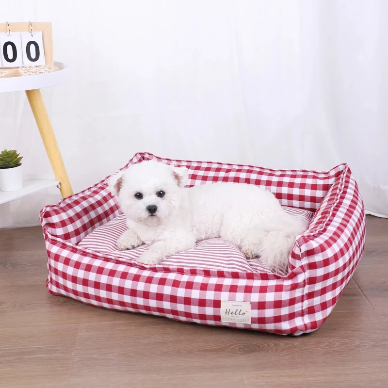 1PC Soft Sofa Dog Beds Warm Pet Mat for Puppy Cool Cushion Dog Sleeping Nest Pet Bed Removable Cozy Cat House Baskets Kennel