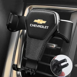 Gravity Car Phone Holder Air Vent Clip Cell Phone Stand Support For Chevrolet Cruze Lanos Onix Captiva Aveo Matiz Epica Optra SS