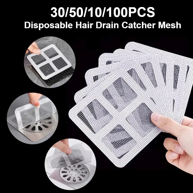 

Одноразовый слив для волос, сетка, антиблокировочный фильтр для душа, ванной комнаты, пробка для сливов в пол, наклейка для ремонта оконного экрана