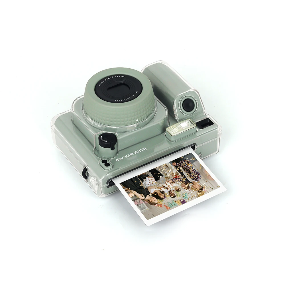 For Polaroid WIDE 400 transparent storage case Durable scratch-resistant and drop-resistant PC crystal shell protective cover