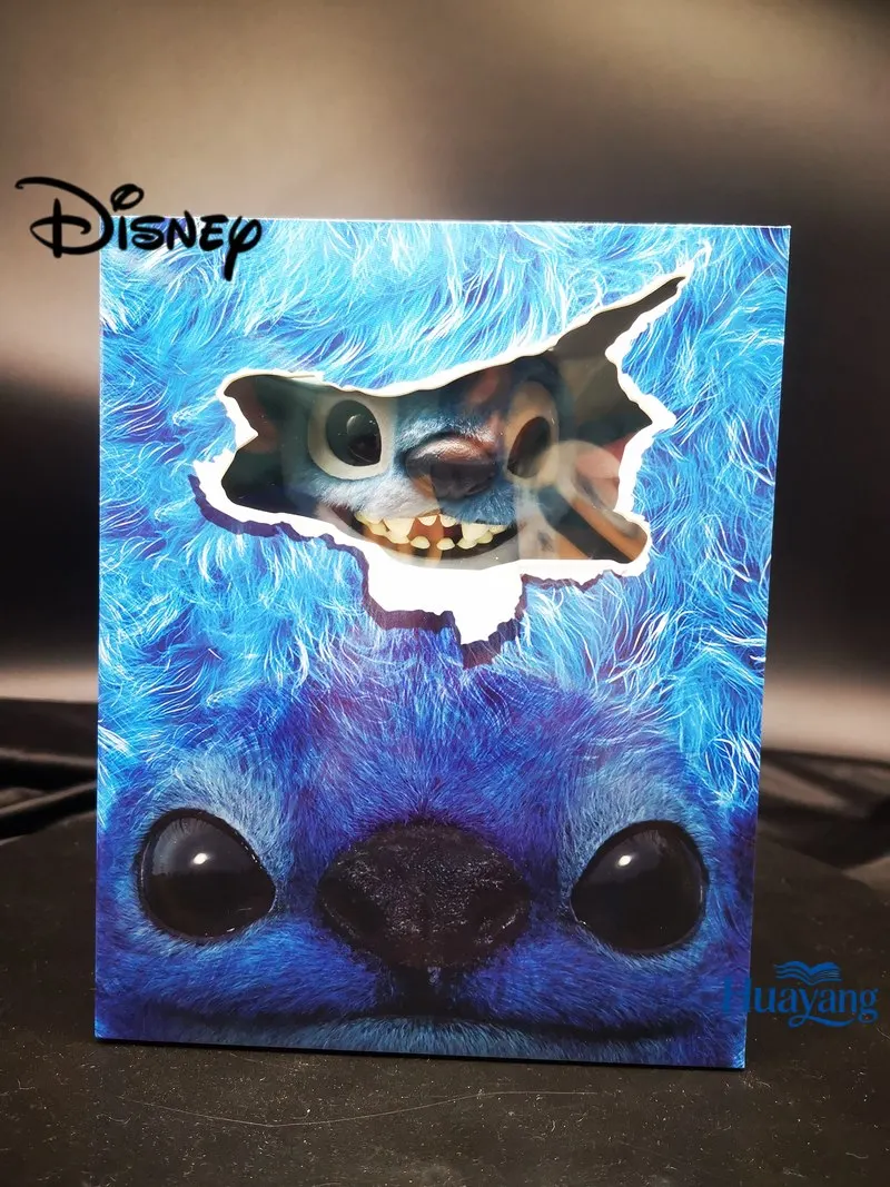 

Disney Authentic Live Action Stitch Action Figure Articulated Joints Collectible Toy Gift Decoration