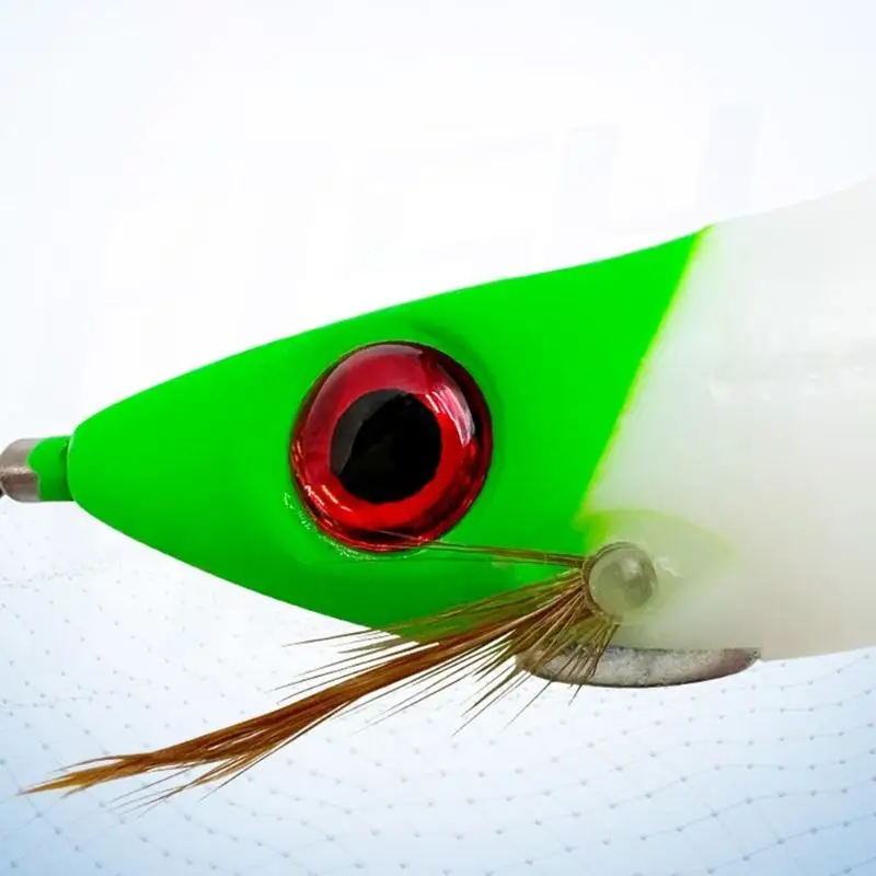 652F خطاف صيد الحبار مع تصميمات الروبيان للمياه المالحة والمياه العذبة #3