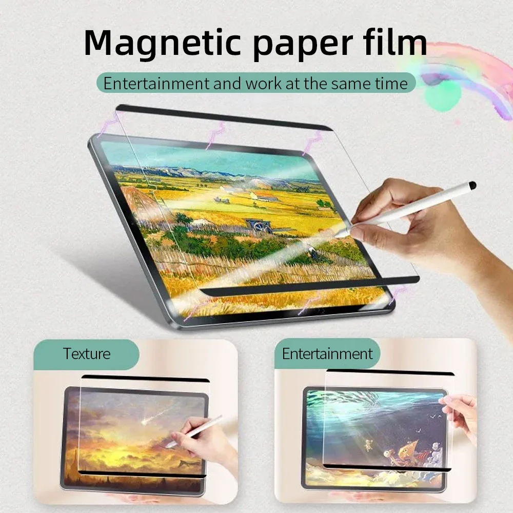 For xiaomi pad 6 magnetic screen protector For xiaomi pad 7 7 Pro 11.2inch Mi Pad 5 5 Pro 6 Pro 11in Writing Film Matte Frosted