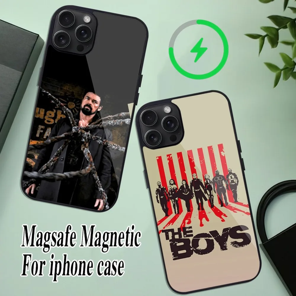 TV The B-Boys H-HomeLander Phone Case For iPhone 11 Mini 12 13 Max 14 Plus 15 Pro Magesafe Magnetic Shell