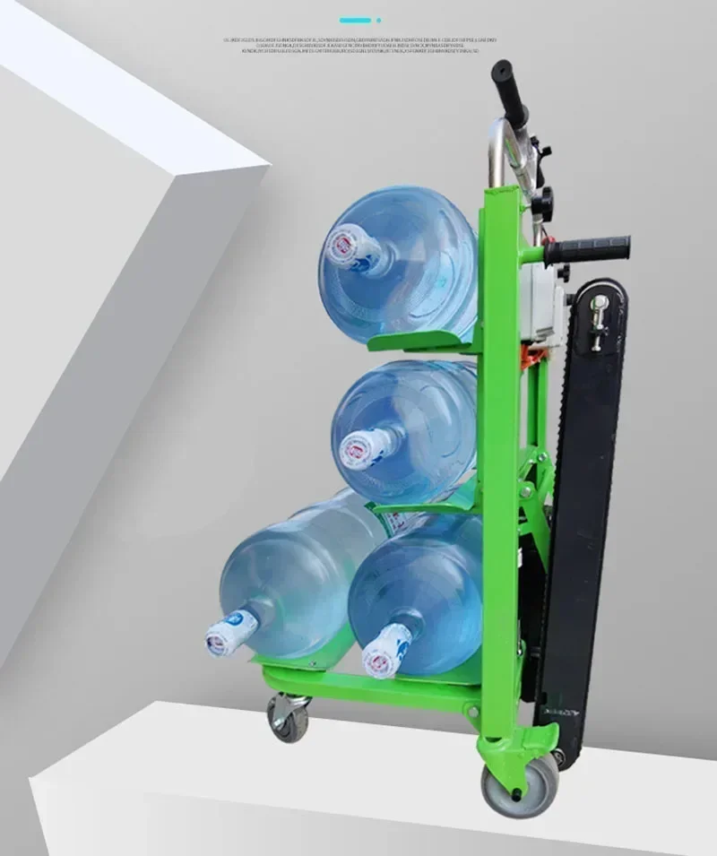Auto elettrica per arrampicata su scale da 150 kg, carrello a mano Carrello da arrampicata Carrello a mano pieghevole per scalatore di scale di tipo cingolato su e giù