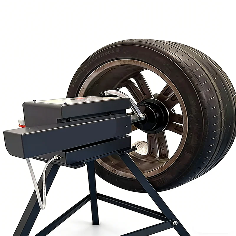Tire Balancer & Air Tightness Tester  for Car Wheel Rim Balancing & Leak Detection Auto Repair Shop Equipment