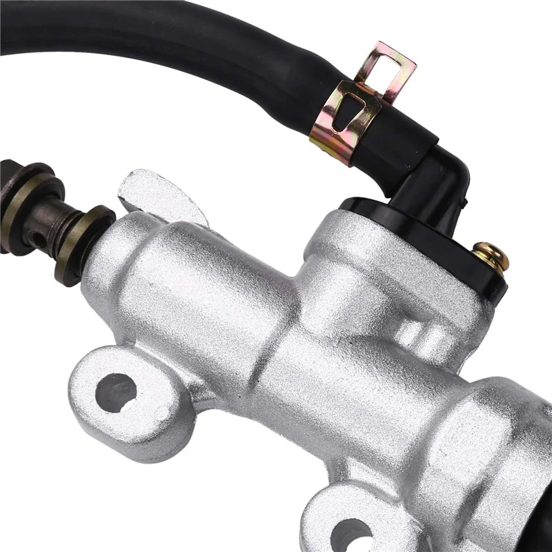 

2X мотоциклетный универсальный гидравлический насос ножного тормоза для Suzuki Kawasaki Honda Yamaha, насос главного тормозного цилиндра заднего тормоза