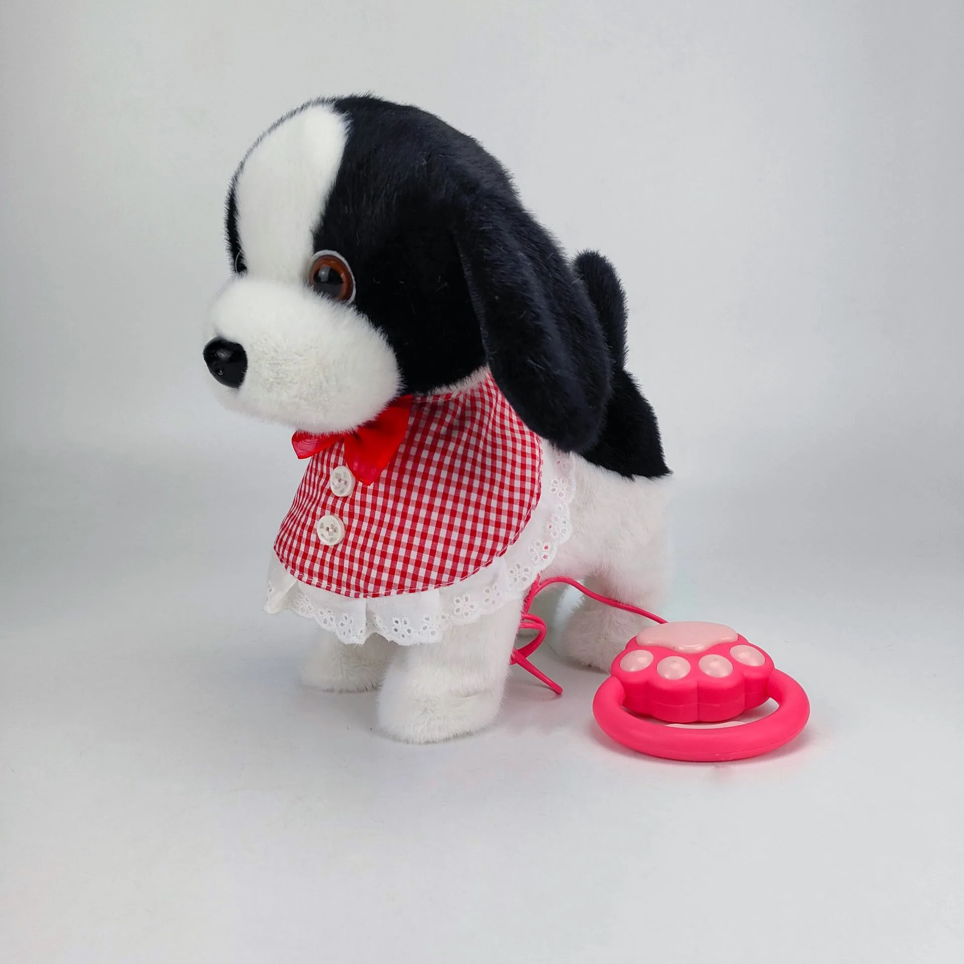 Talking Robot Dog Toy Sound Control Electronic Plush Puppy Lick Tongue Interactive Leash controled Music Animal Pet Sing Song