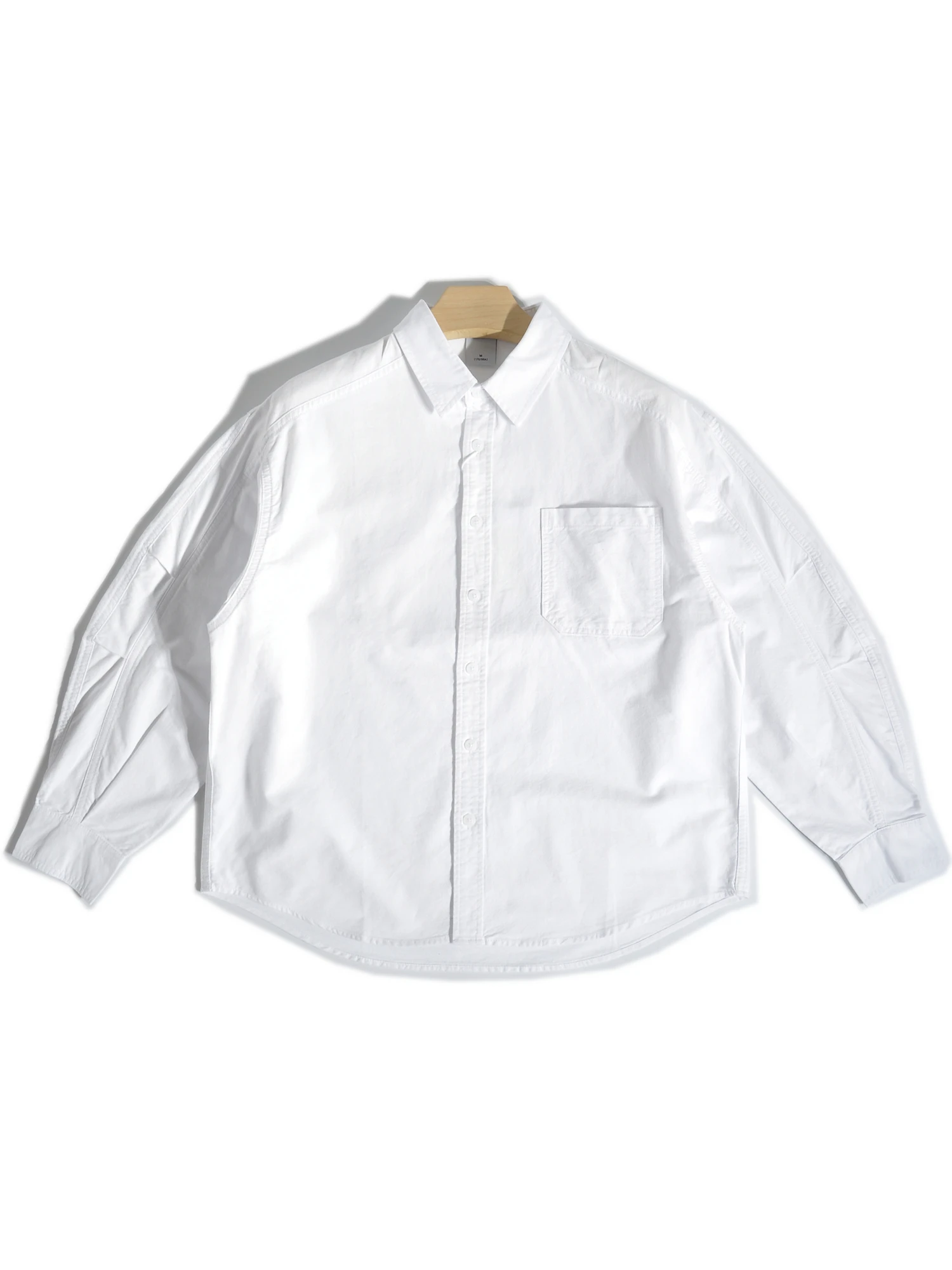 

Loose Casual Cotton Ox irt Men's Long Sve Sturdy Faion Spring Autumn Seasonal Comfortable Classic Sle Pure Color