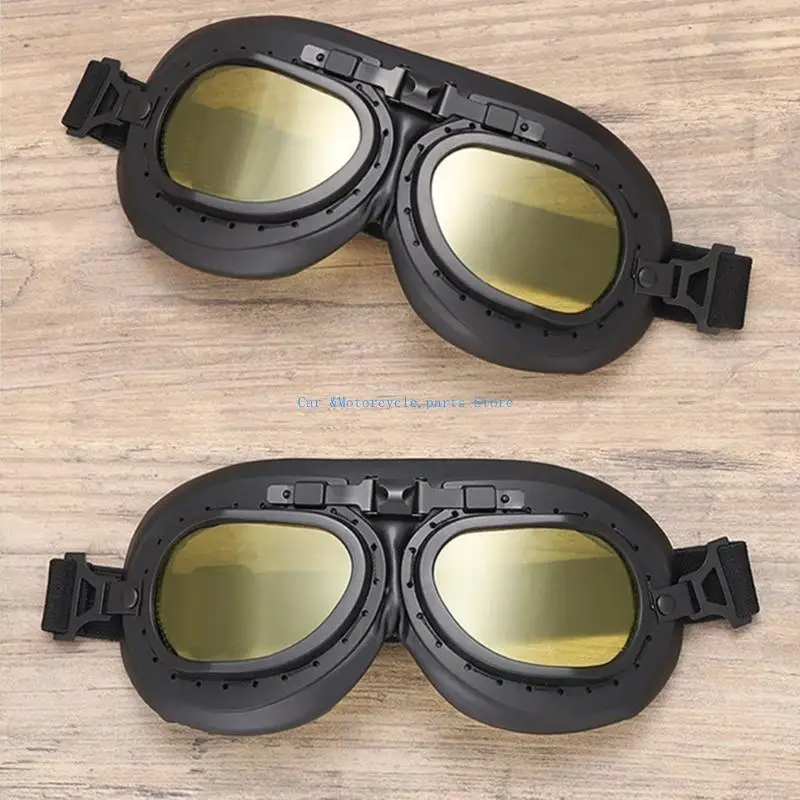 

Y9UC Motorcycle Goggles, ATV Dirt Bike Off Road Motocross Goggle with Soft Thick Foam Anti-Scratch Dustproof
