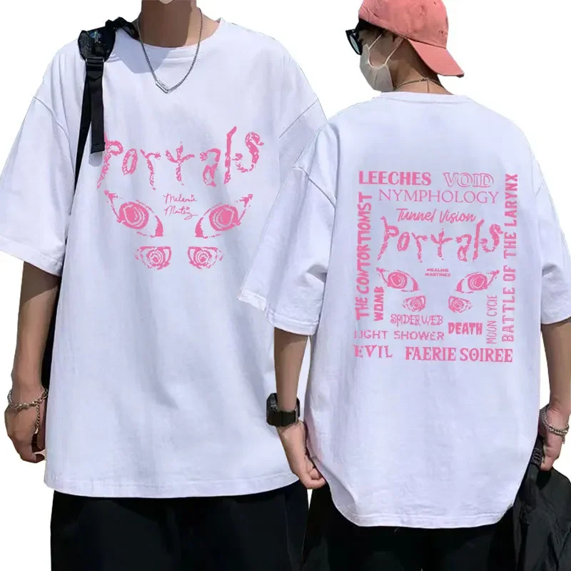 Melanie Martinez Portals Tour 2023 T Shirt Men Women Fashion Aesthetic Harajuku Hip Hop T-Shirt Oversized 100% Cotton Streetwear