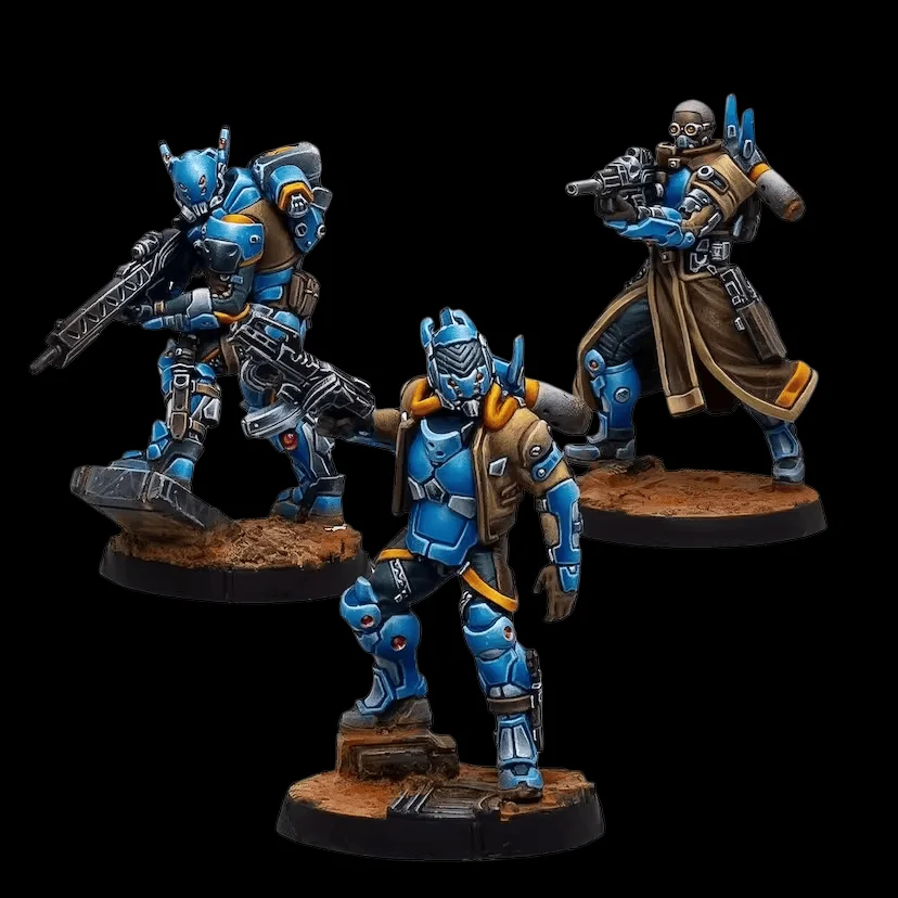 

Resin Model Assembly Kit, GK, Small Expansion Pack for 3 People, Unpainted (including Base)