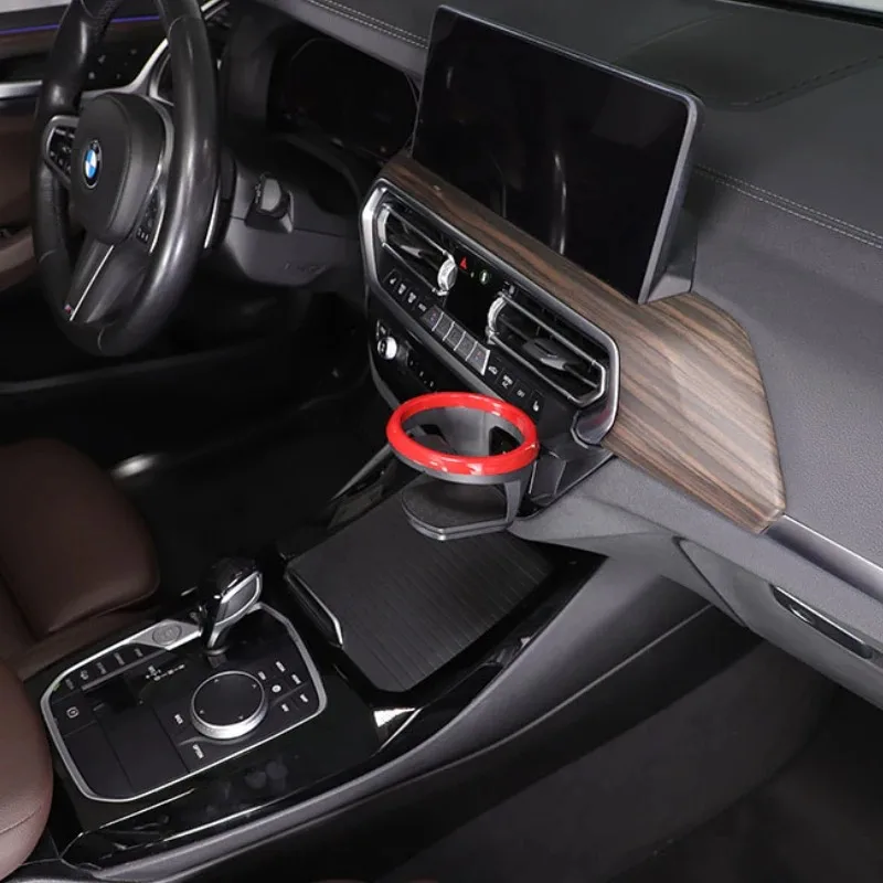metyoucar For BMW X3 X4 G01 G02 2022-2025 Car Center Control Air Outlet Right Side Water Cup Holder Interior Car Accessories