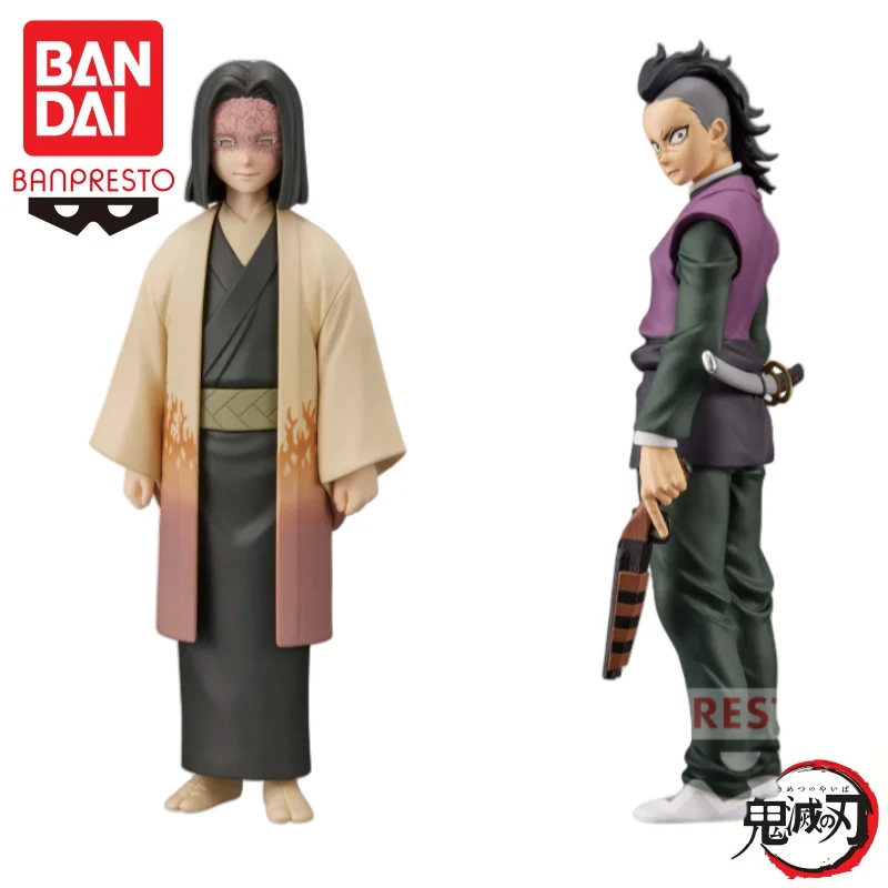

В наличии Bandai Original Banpresto Demon Slayer 36, Ubuyashiki Kagaya Shinazugawa Genya, экшн-фигурка, модель куклы, новая в штучной упаковке