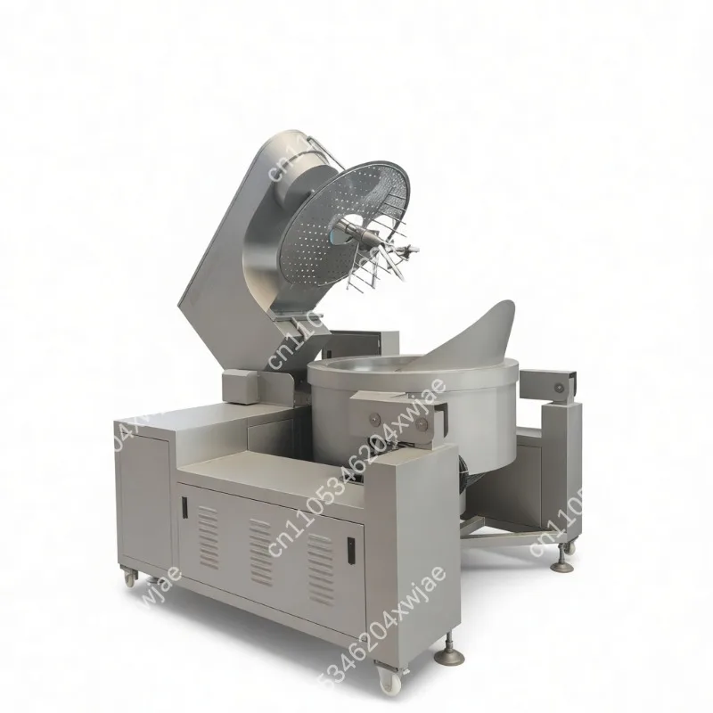 Máquina Comercial Automática para Hacer Palomitas de Maíz Redondas con Cinta Transportadora de Enfriamiento y Tambor para Mezclar y Sazonar