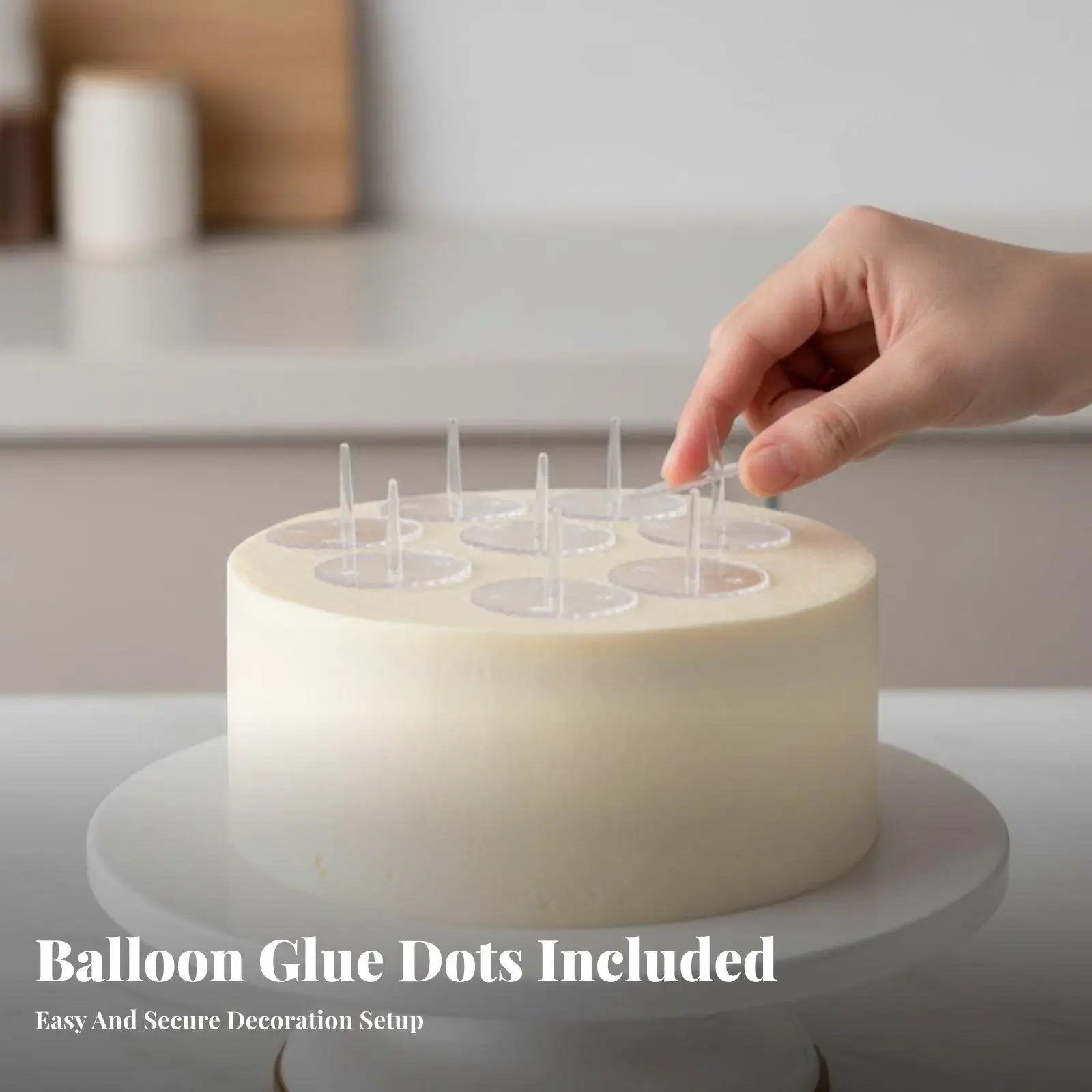 Cake Topper Bases for Figurines 100 Pack Clear Holders for Cake Decorating Tools and Cake Ornament Accessories