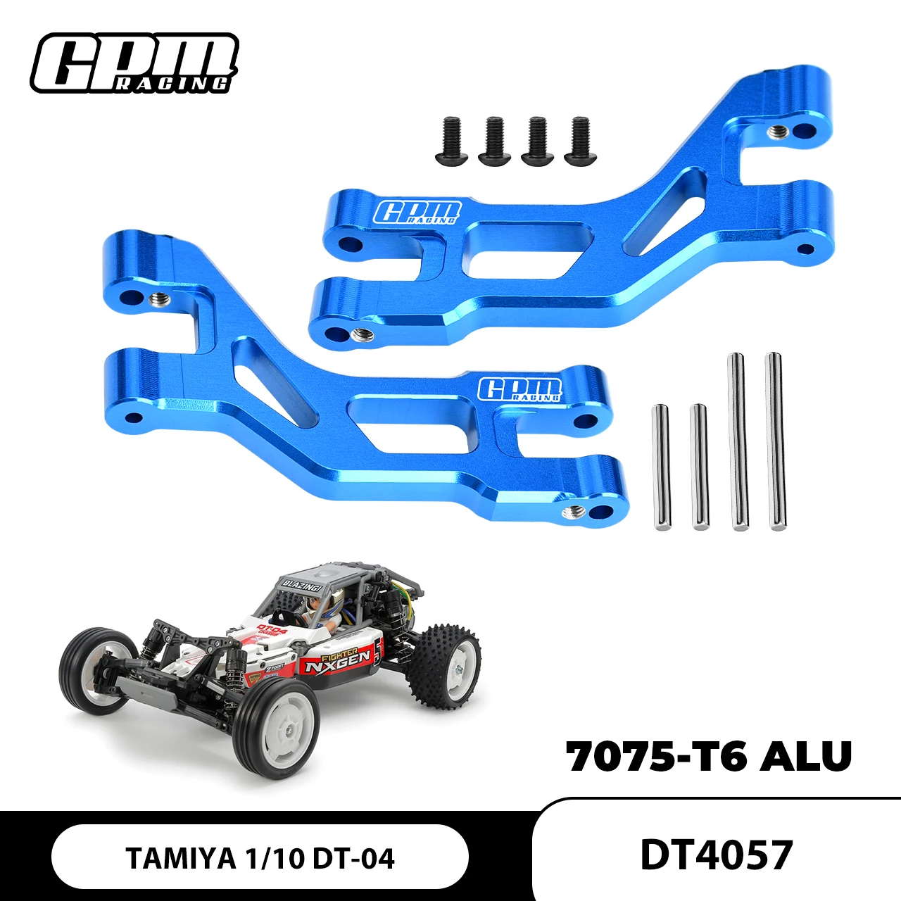 

GPM 7075-T6 ЗАДНЕЕ верхнее уплотнение из сплава для TAMIYA 1/10 DT-04 RC FIGHTER NXGEN-58741