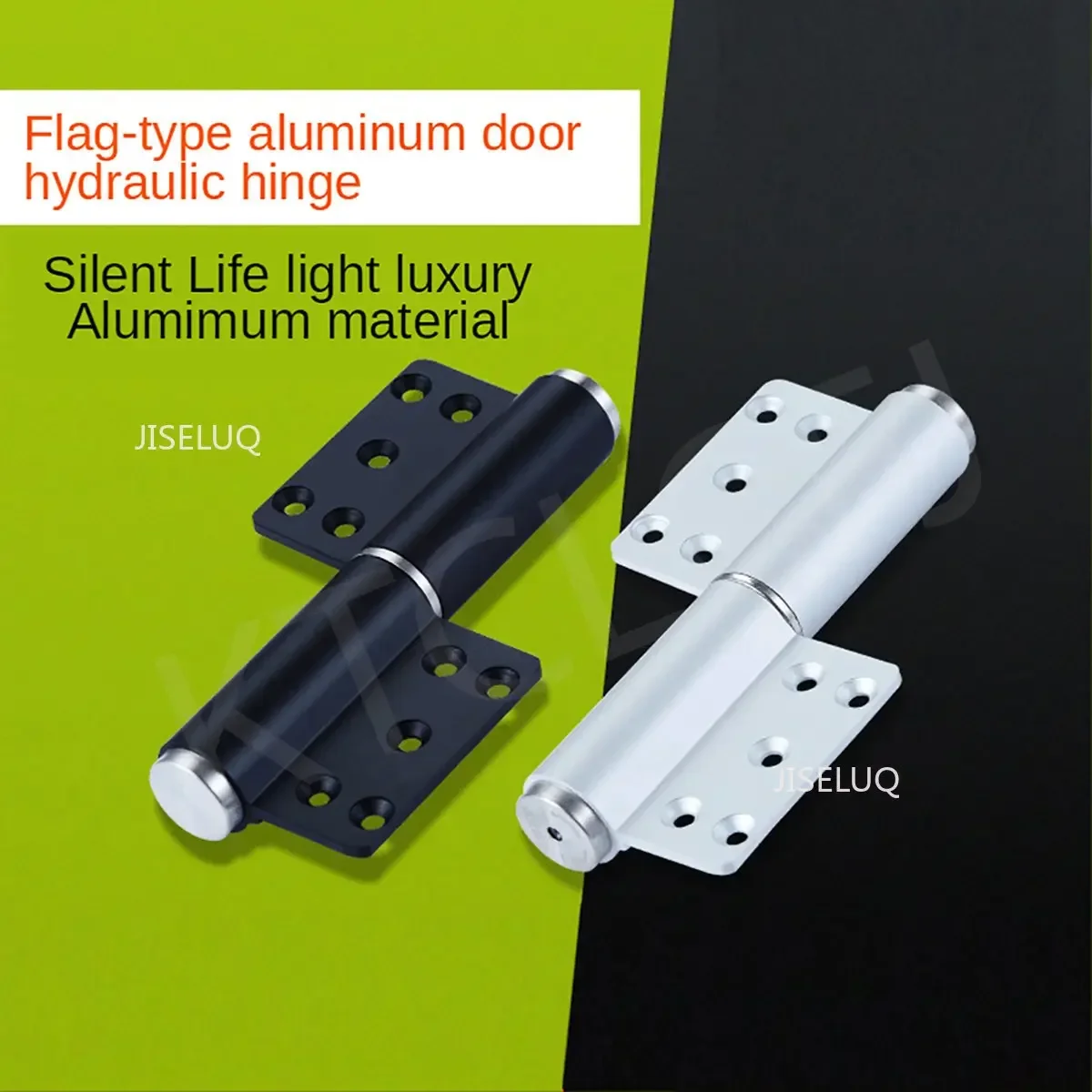 buffer automatic door closing aluminum alloy hinge Flag hydraulic hinge wooden door invisible door hinge flat open silent